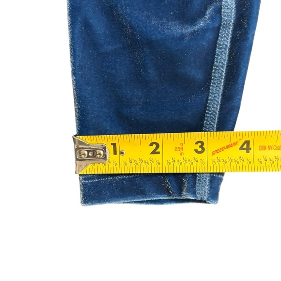 Beyond Yoga Blue Leggings High Waist Stretch velvet - Picture 9 of 12